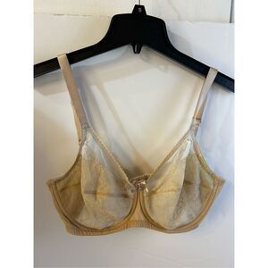 Wacoal 36D bra #855186‎ Beige lace
